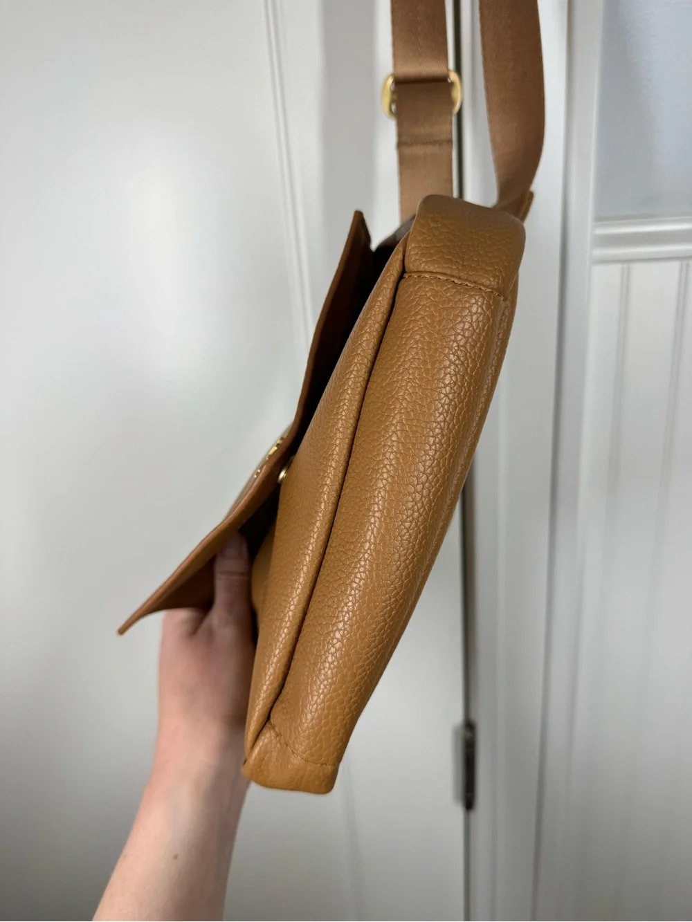 Freshly Picked Classic Fanny Pack bum bag Park Sling bag In Toffee brown diaper